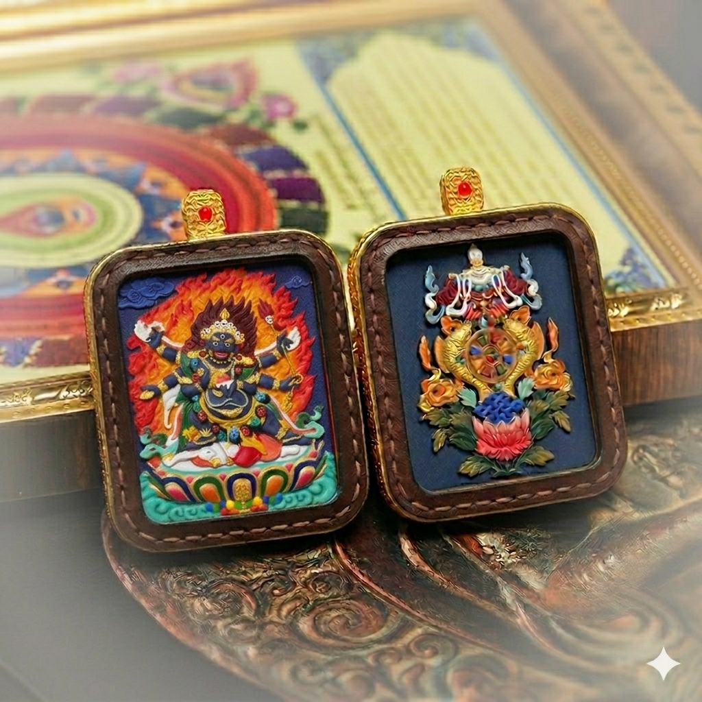the Original Portable Thangka - Mahakala