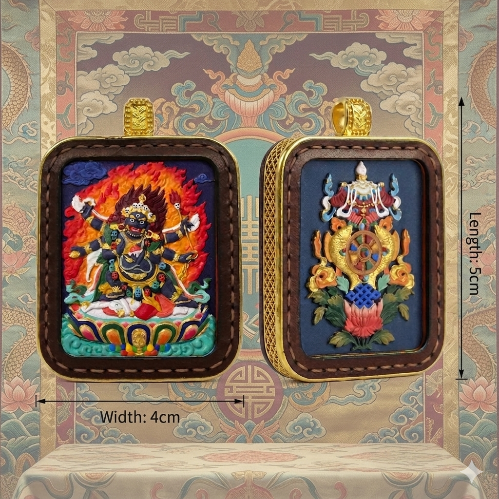 the Original Portable Thangka - Mahakala